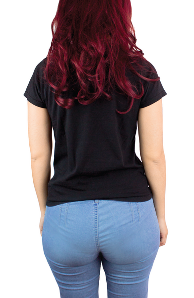 PERFECTLY IMPERFECT BLACK TEE