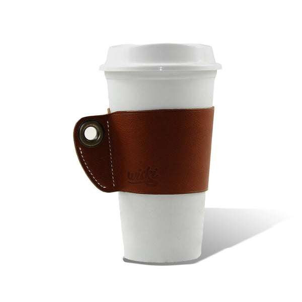 Coffee sleeve terracota
