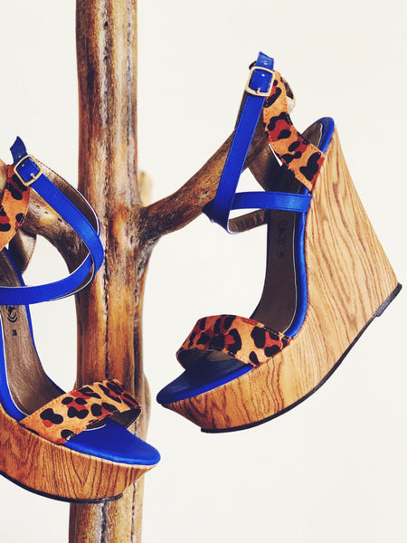 LEOPARD WEDGES