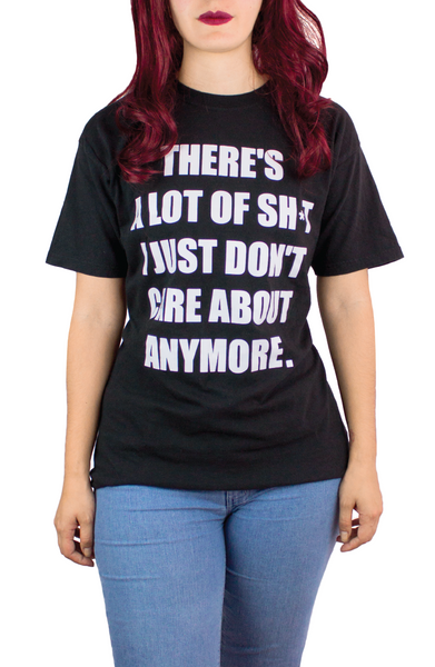 THERE´S A LOT OF SH*T BLACK TEE